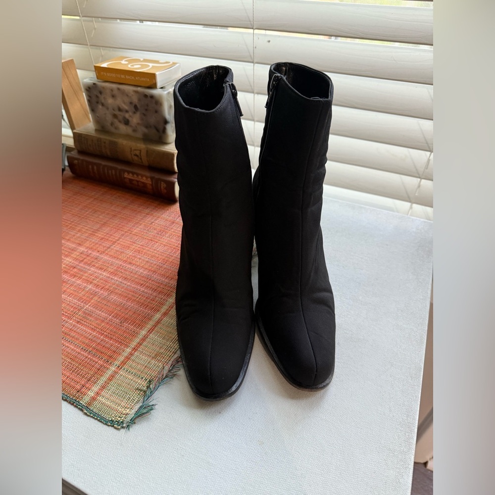 Vintage Prada Nylon/Leather Booties - Picture 3 of 16